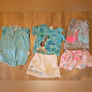 6.  girls summer clothes 24m 2t 3t